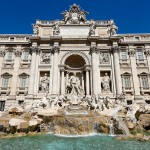 La Fontana de Trevi en Roma